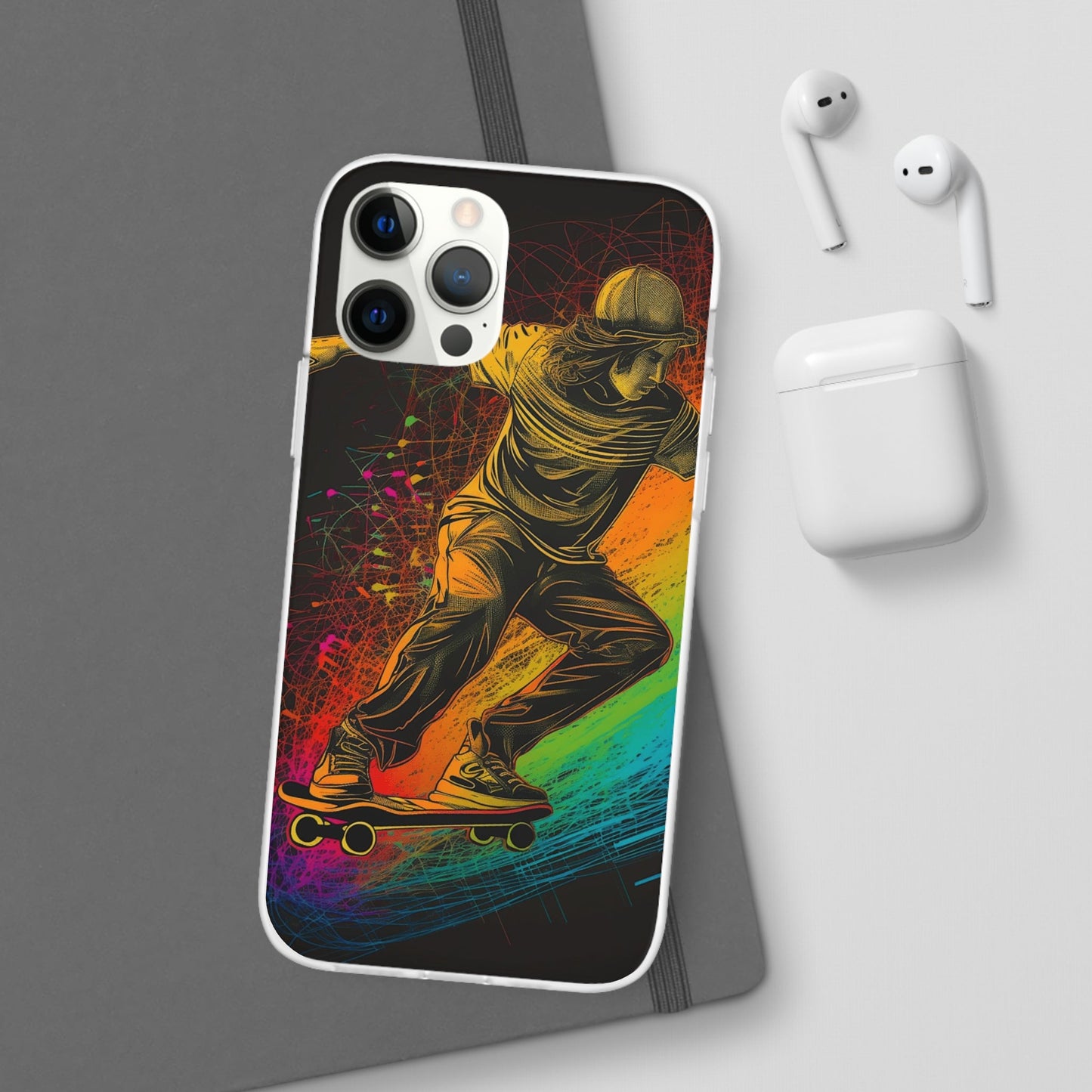 Skateboarding Flexi Case - Colorwink