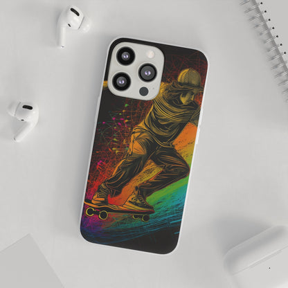 Skateboarding Flexi Case - Colorwink