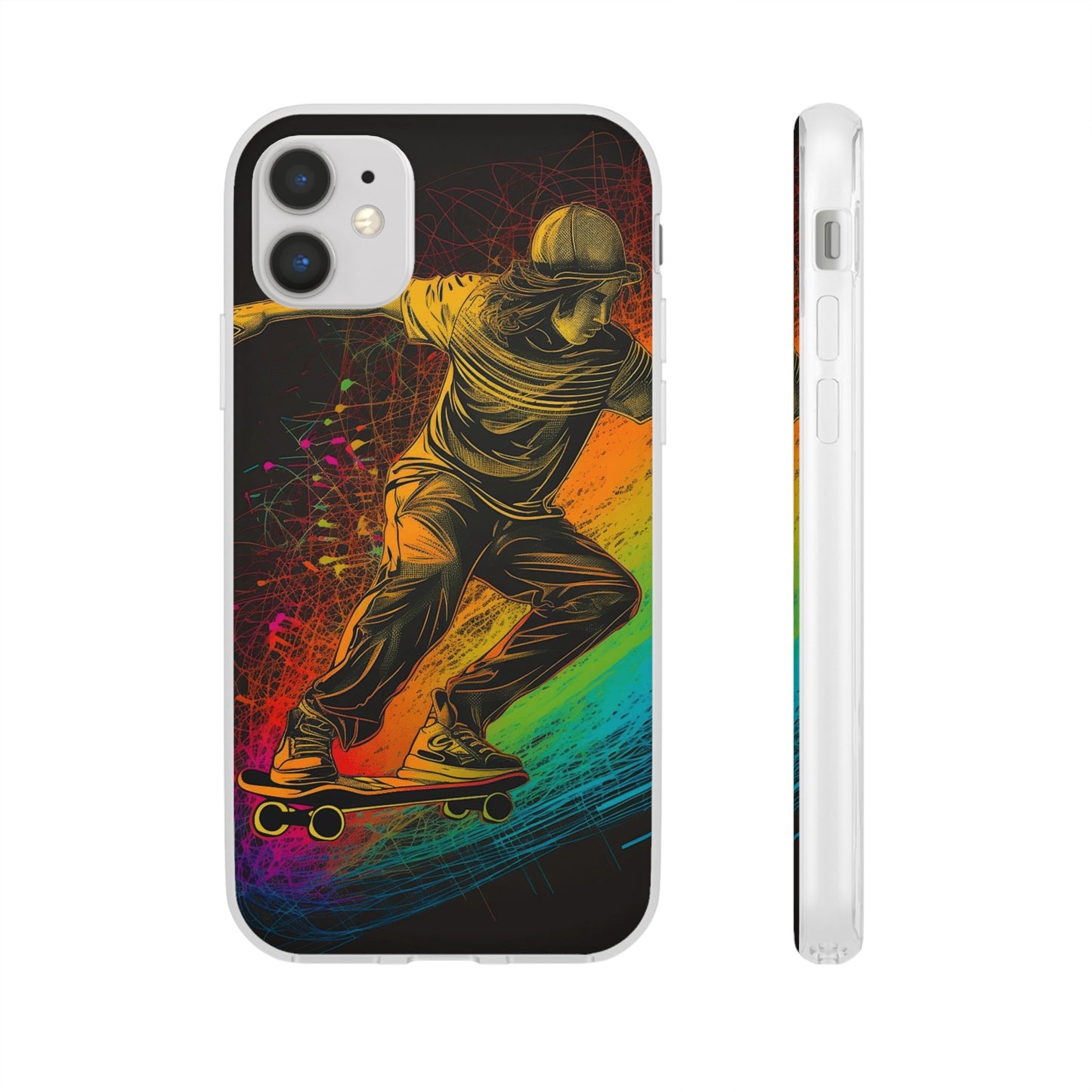 Skateboarding Flexi Case - Colorwink