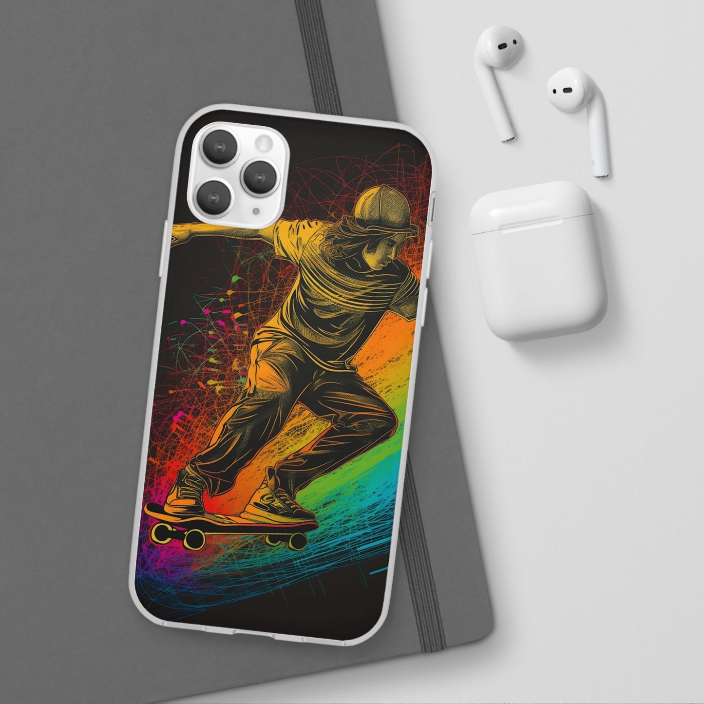 Skateboarding Flexi Case - Colorwink