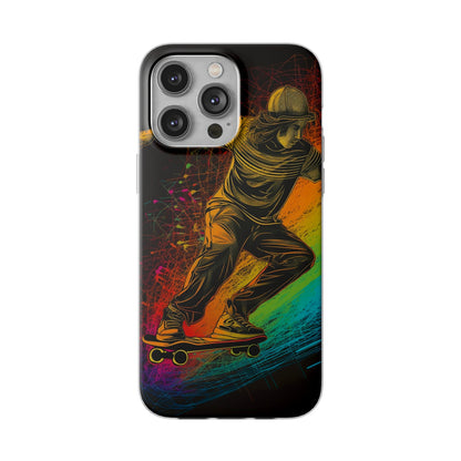 Skateboarding Flexi Case - Colorwink