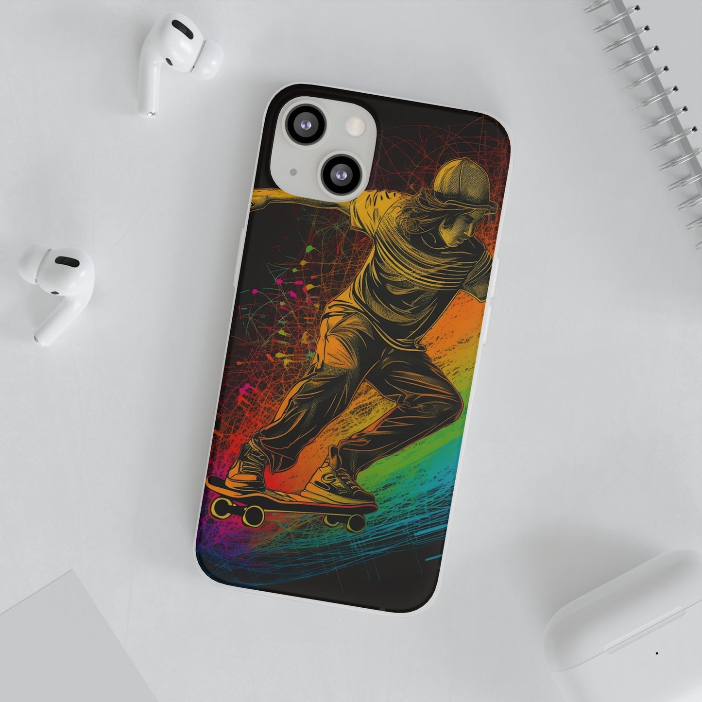 Skateboarding Flexi Case - Colorwink