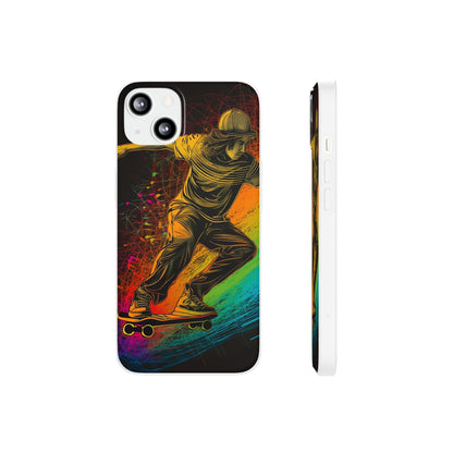 Skateboarding Flexi Case - Colorwink