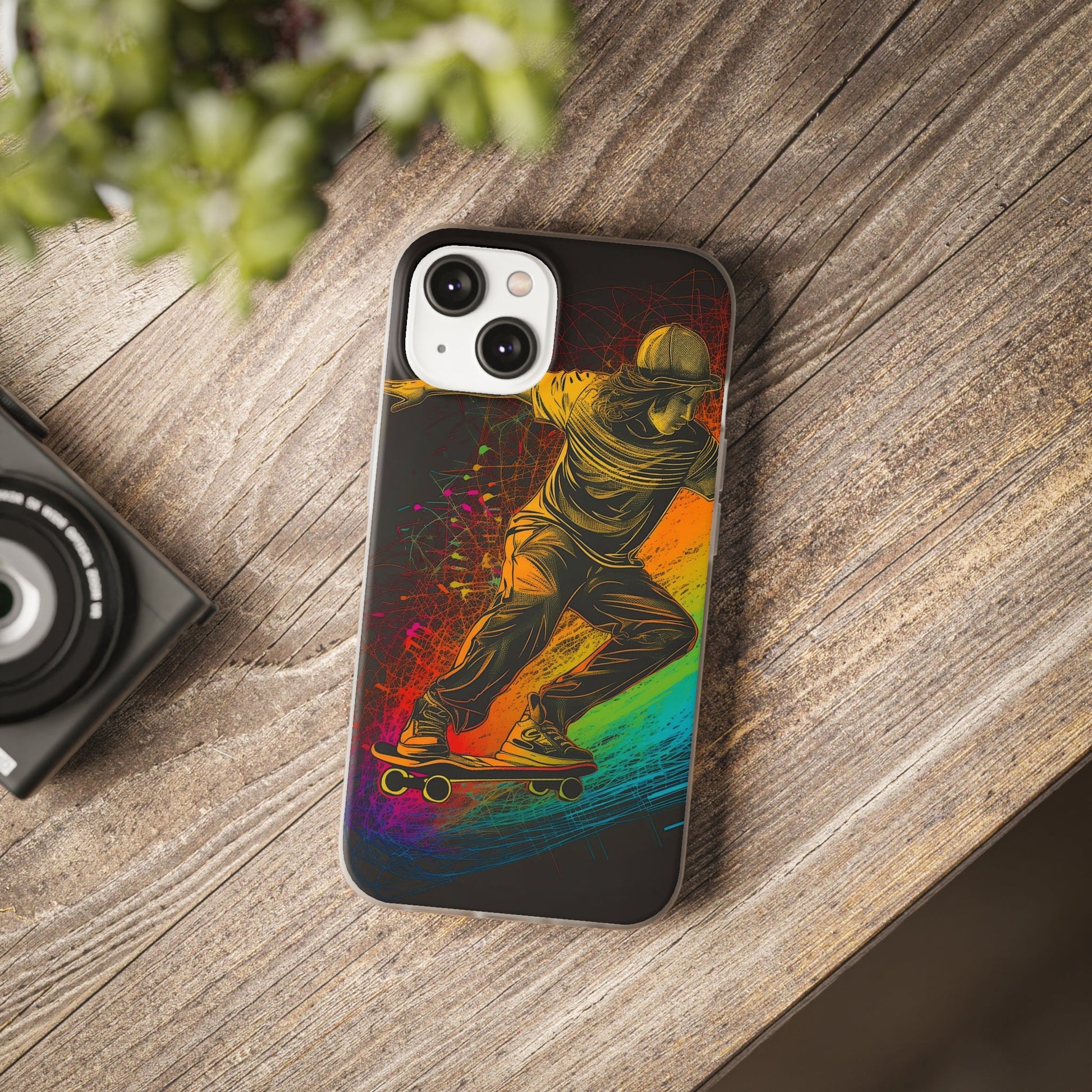 Skateboarding Flexi Case - Colorwink