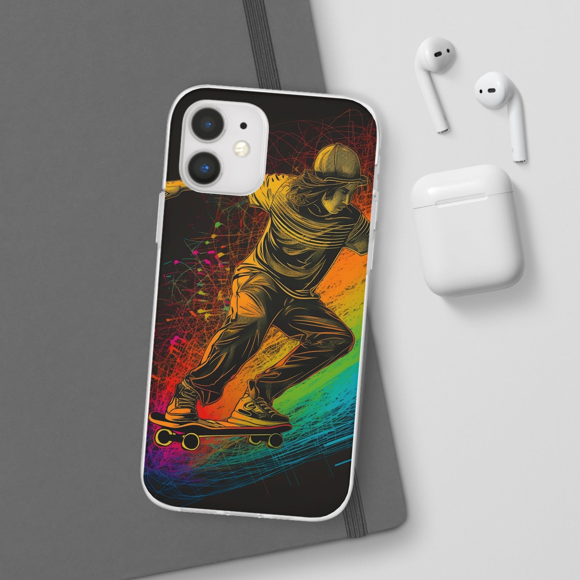 Skateboarding Flexi Case - Colorwink