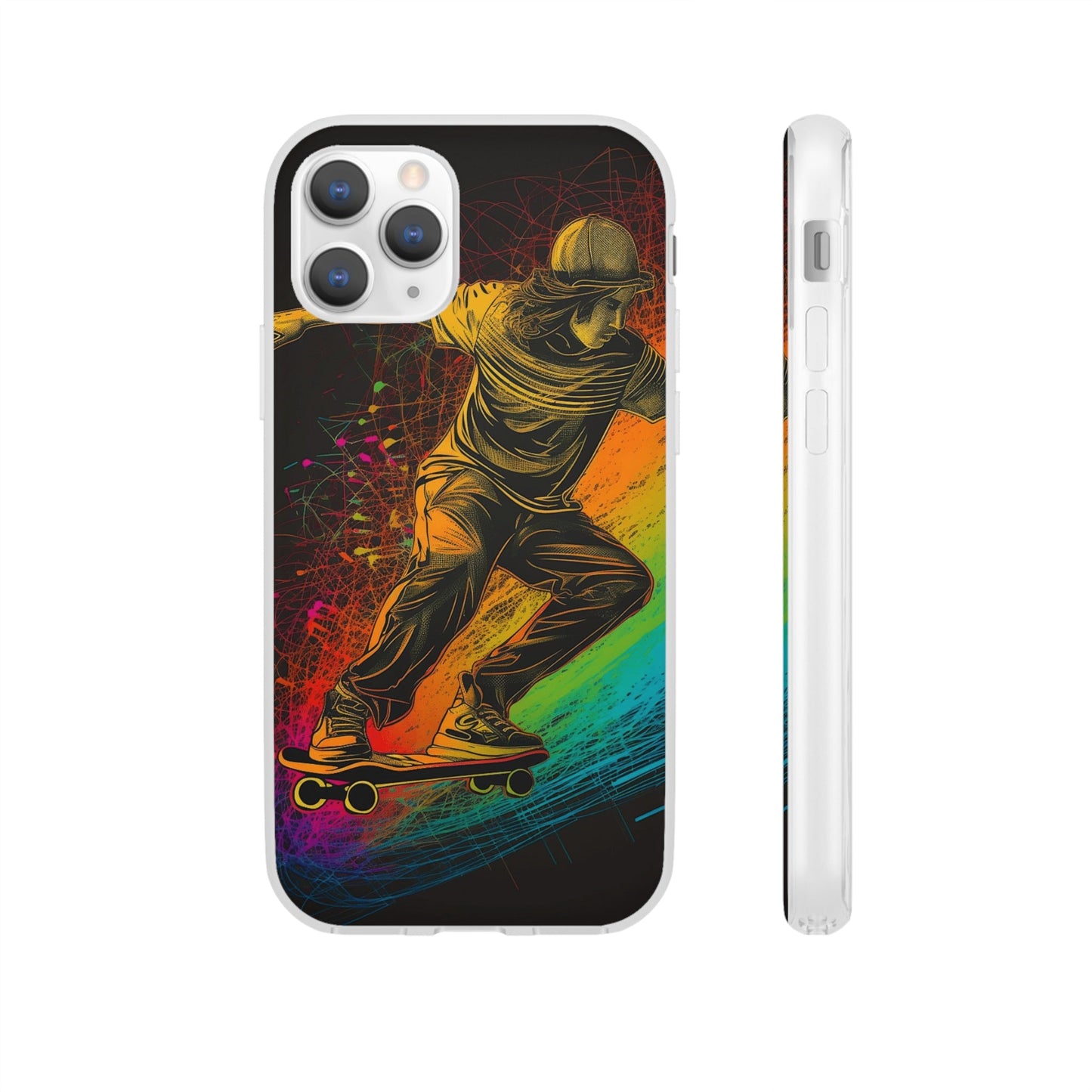 Skateboarding Flexi Case - Colorwink