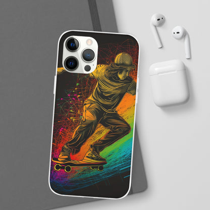 Skateboarding Flexi Case - Colorwink