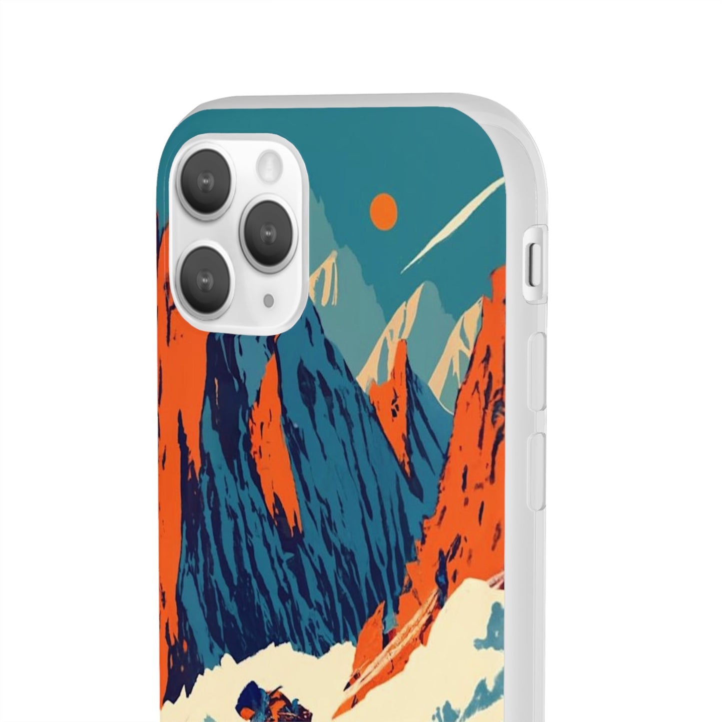 Skiing Flexi Case - Colorwink