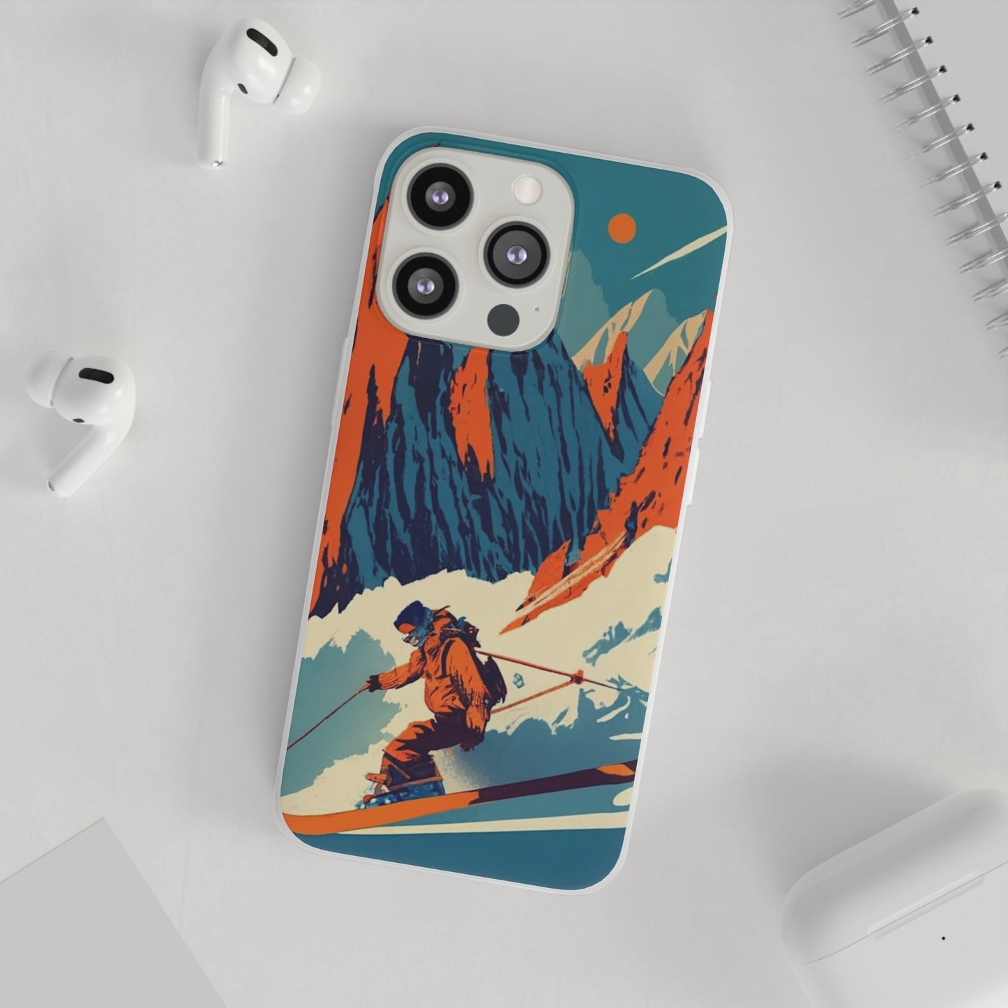 Skiing Flexi Case - Colorwink