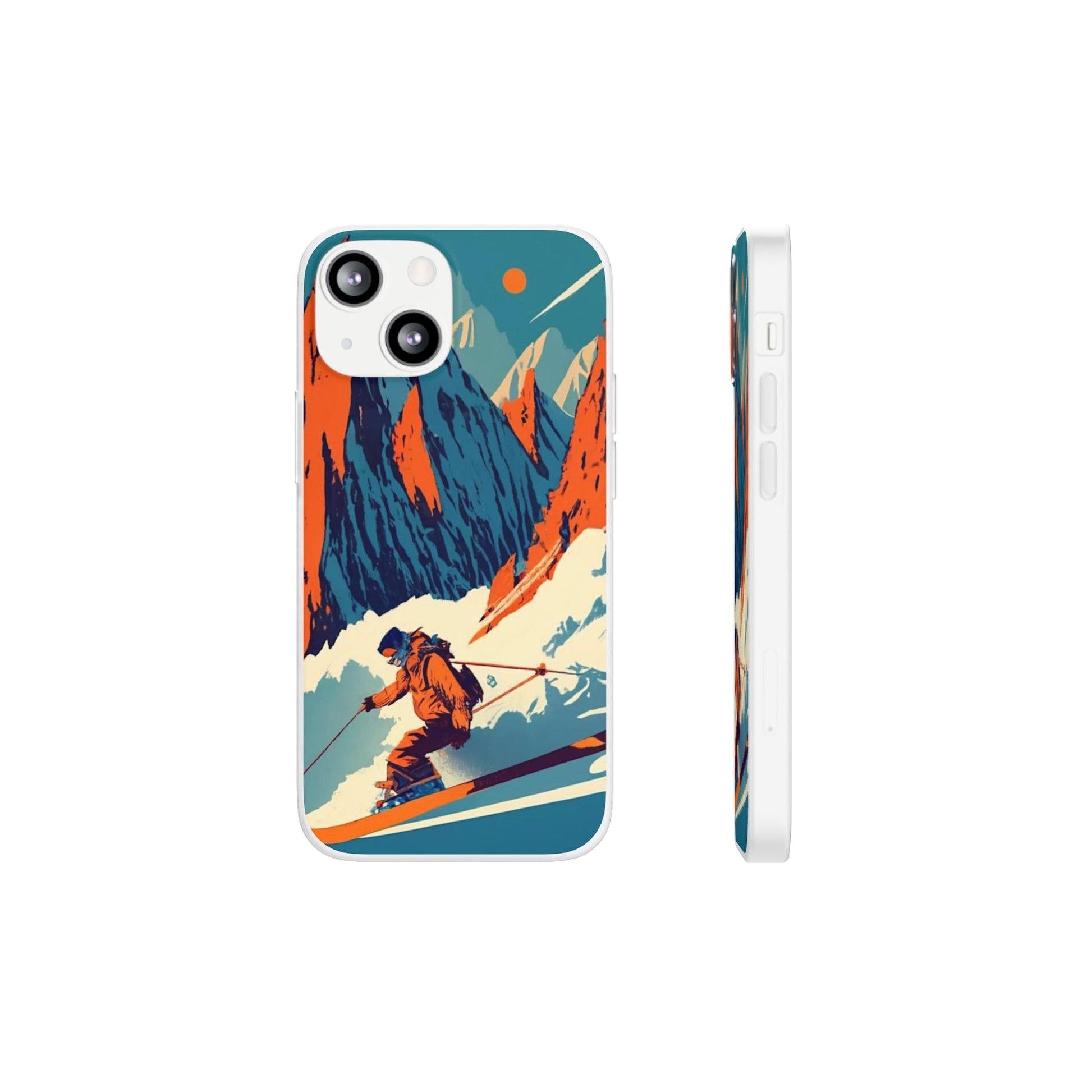 Skiing Flexi Case - Colorwink