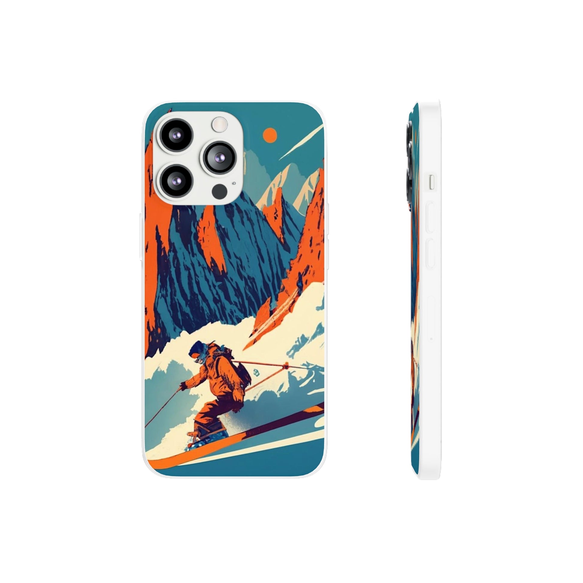 Skiing Flexi Case - Colorwink