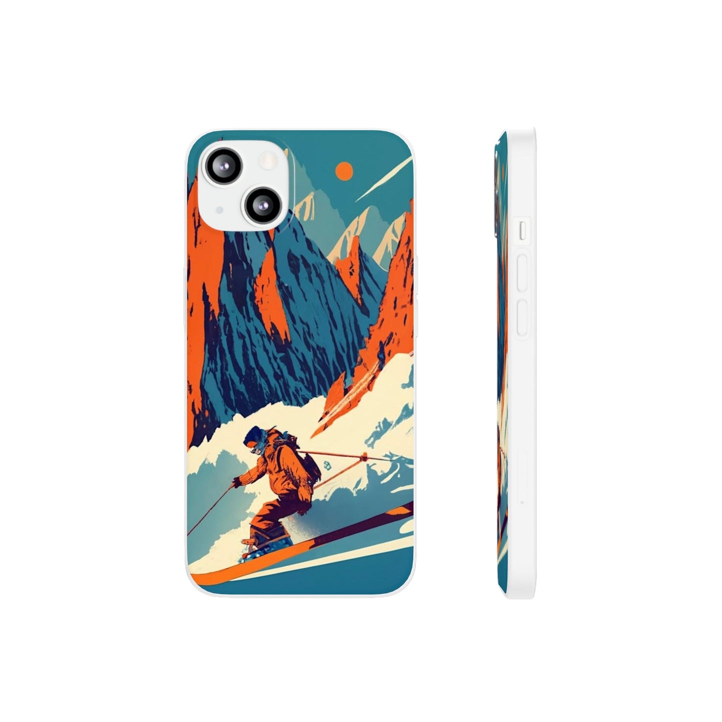 Skiing Flexi Case - Colorwink