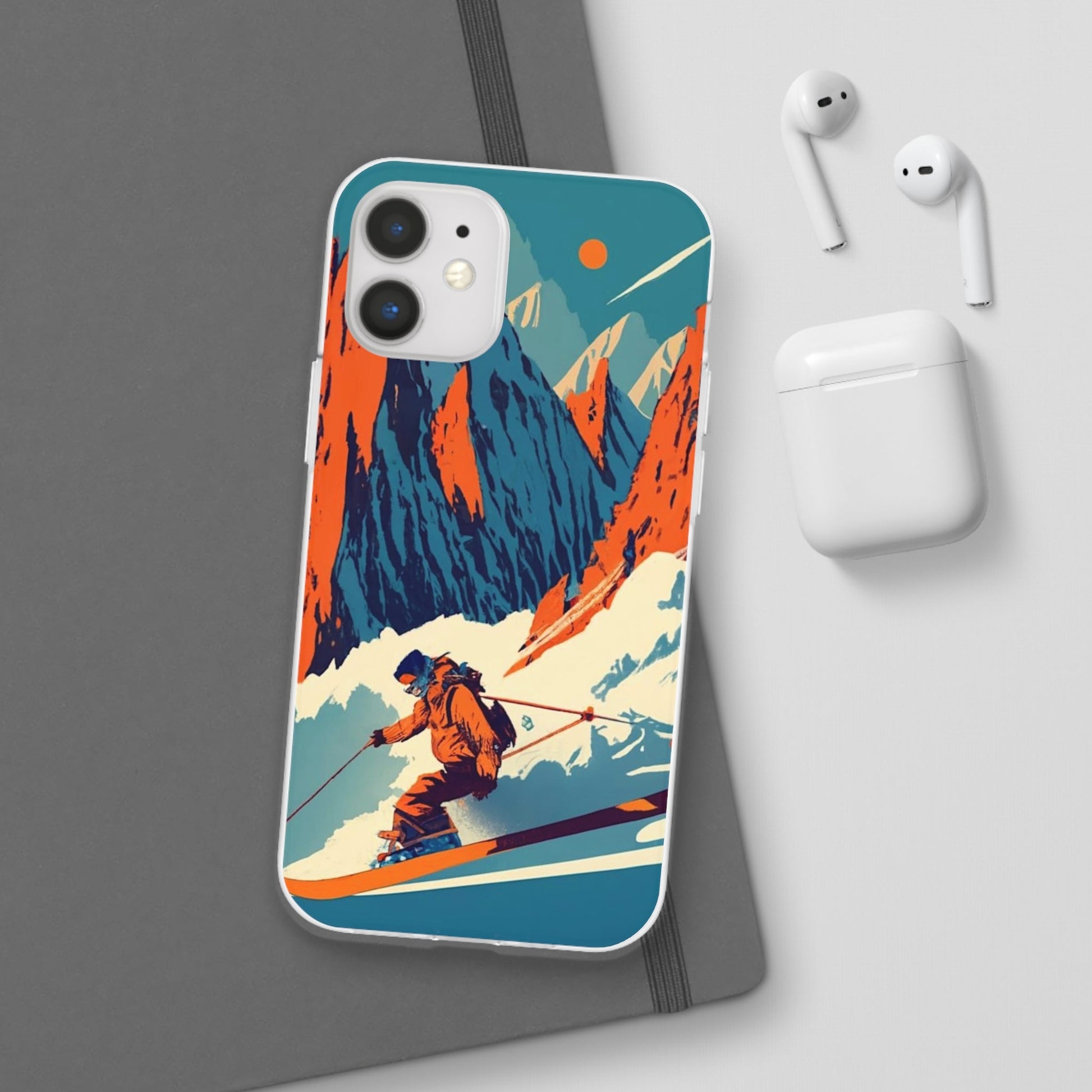 Skiing Flexi Case - Colorwink