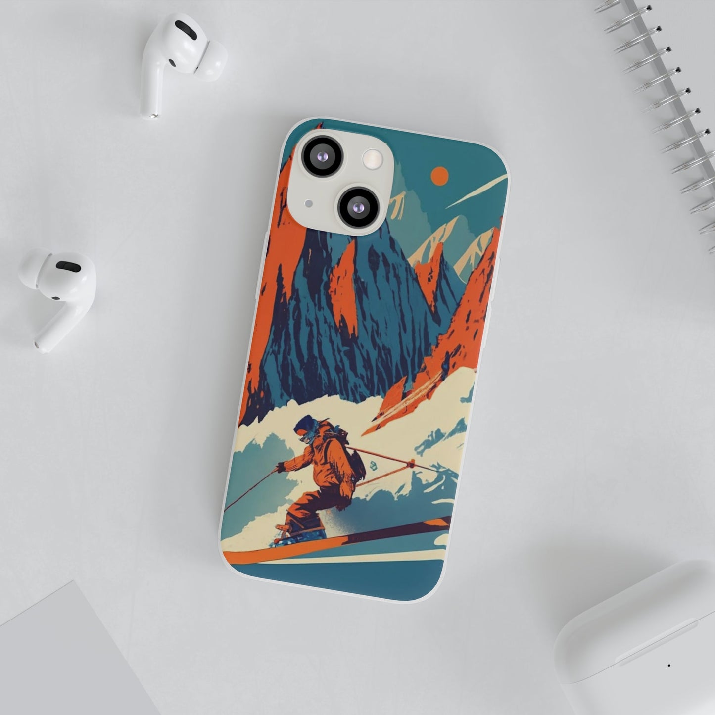 Skiing Flexi Case - Colorwink