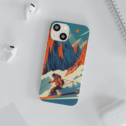 Skiing Flexi Case - Colorwink