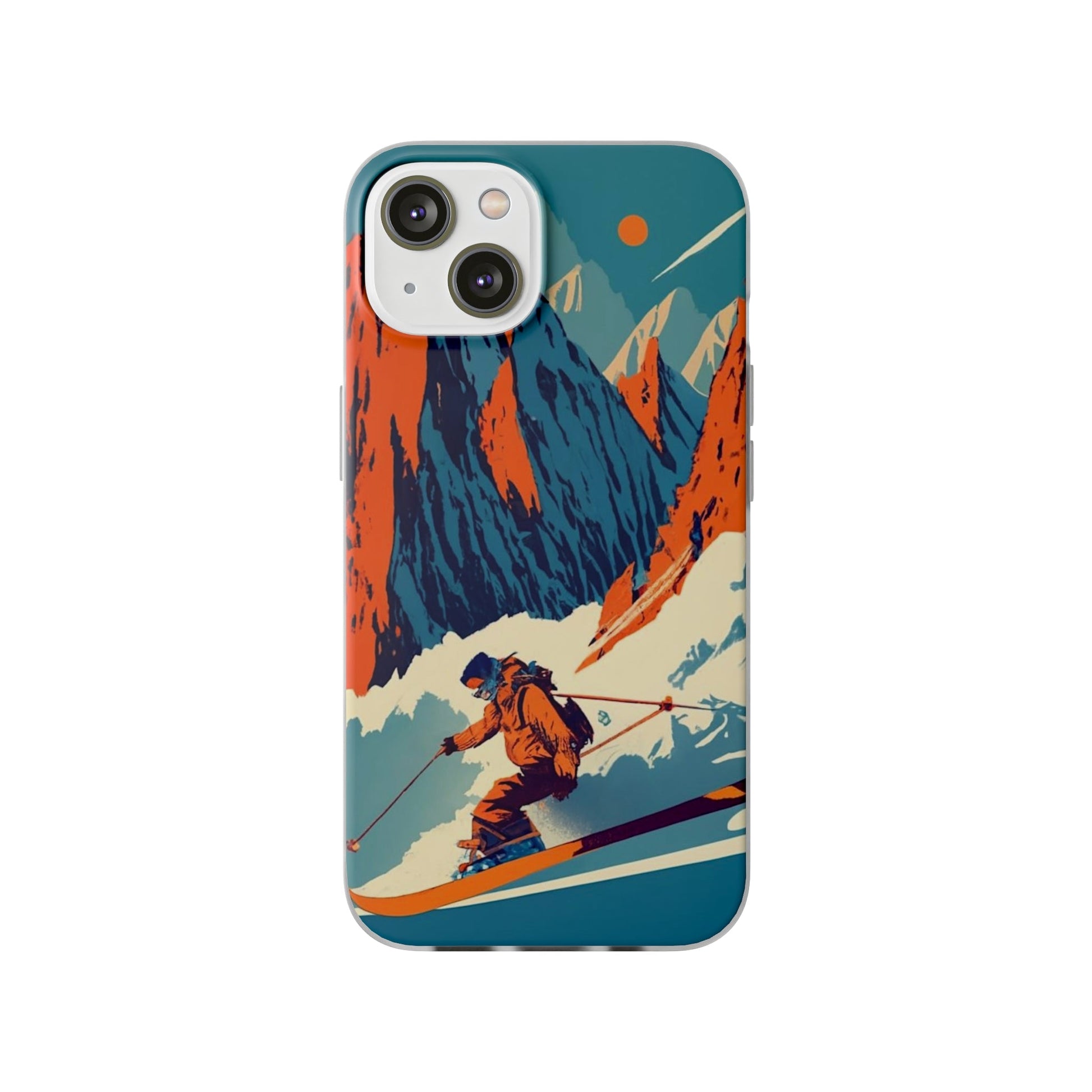 Skiing Flexi Case - Colorwink