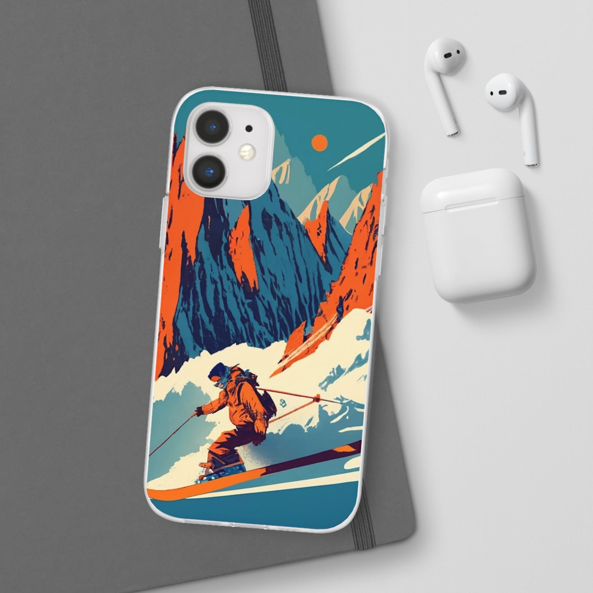 Skiing Flexi Case - Colorwink