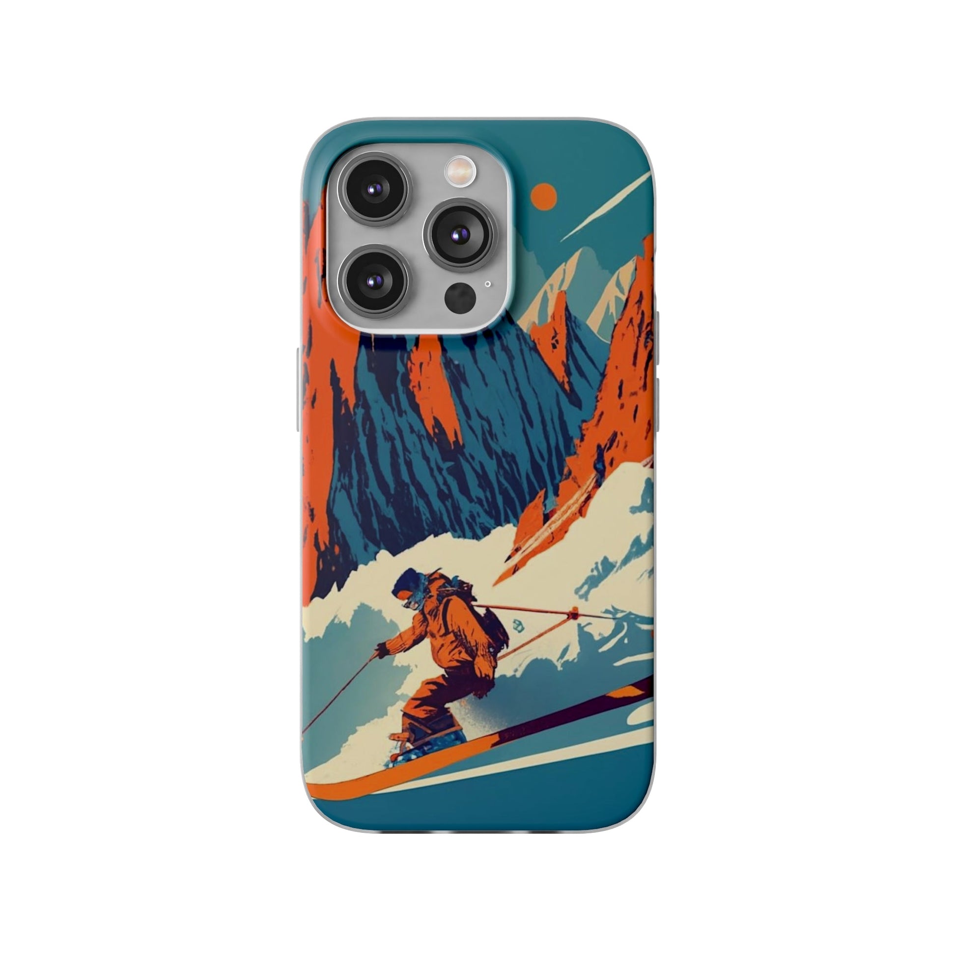 Skiing Flexi Case - Colorwink