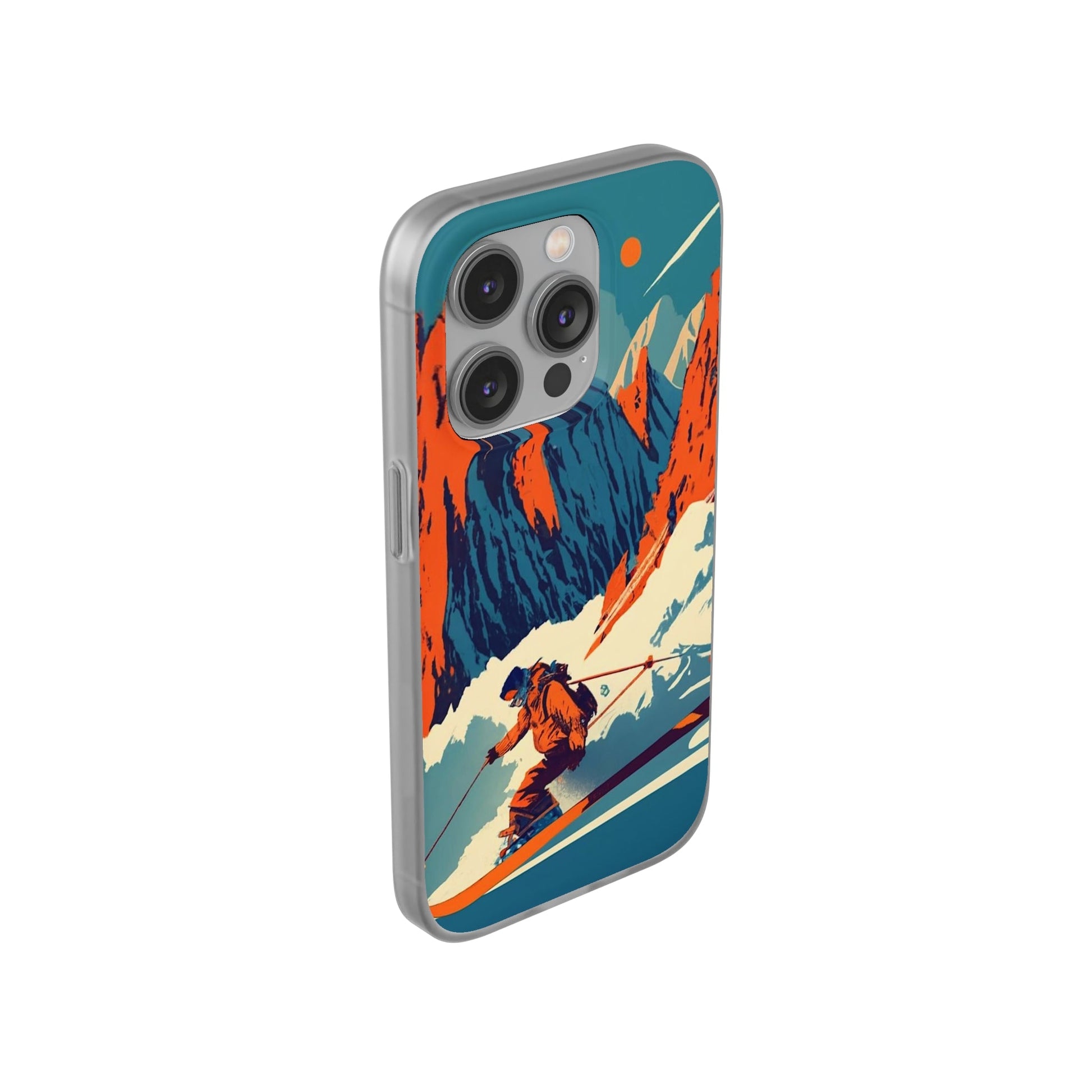 Skiing Flexi Case - Colorwink