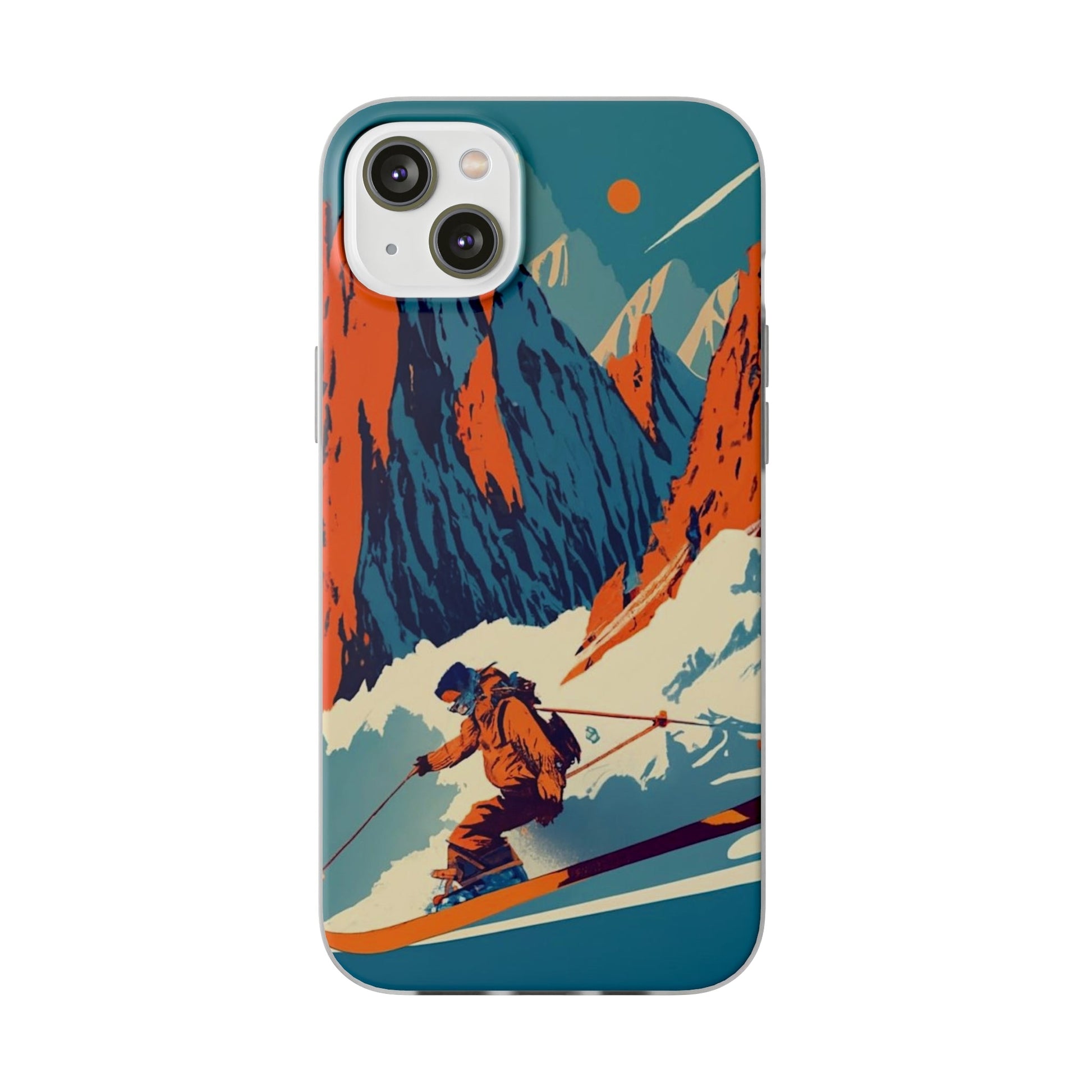 Skiing Flexi Case - Colorwink