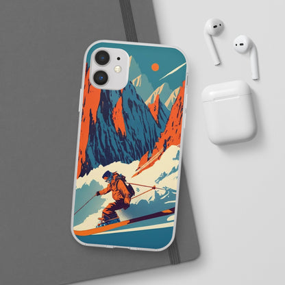 Skiing Flexi Case - Colorwink