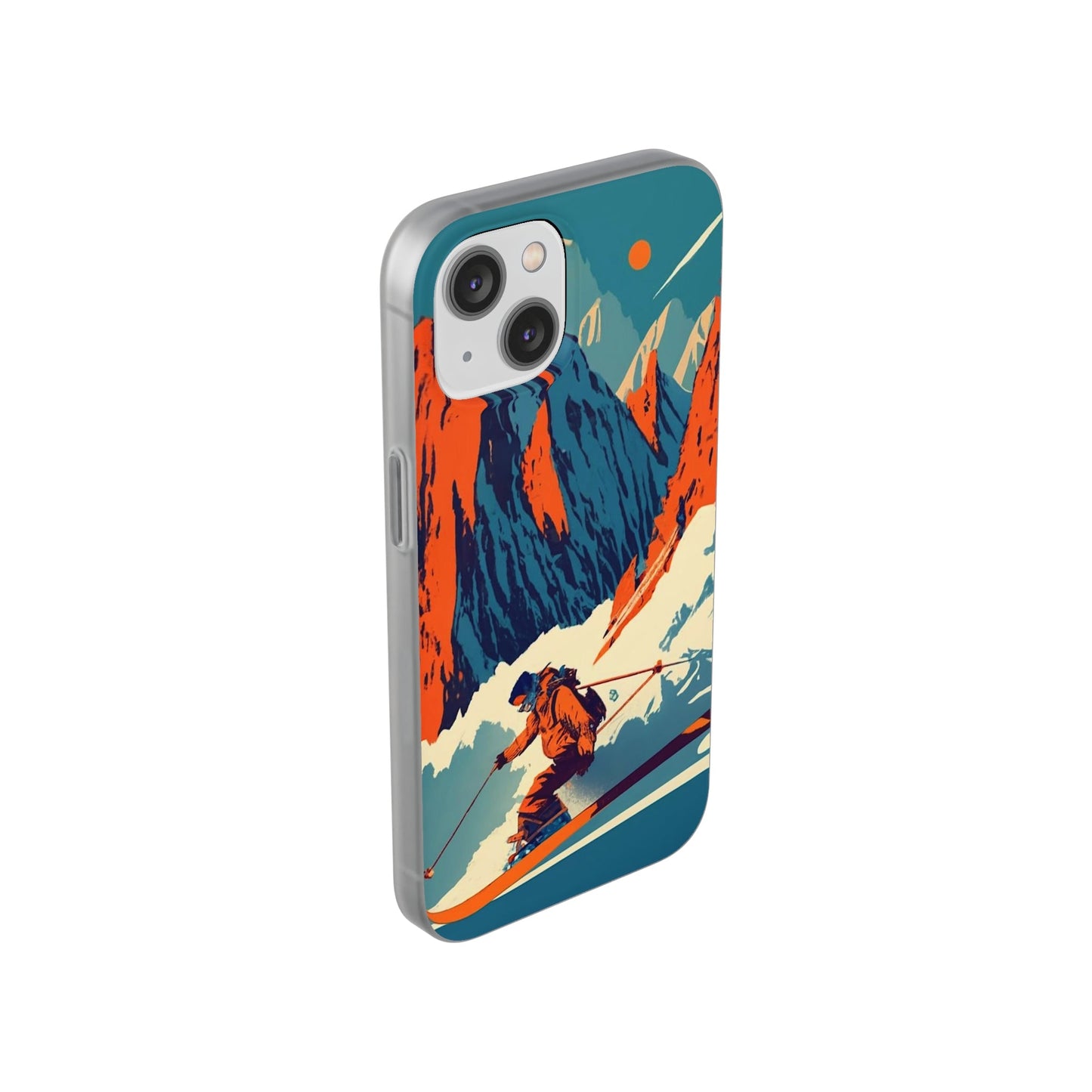 Skiing Flexi Case - Colorwink