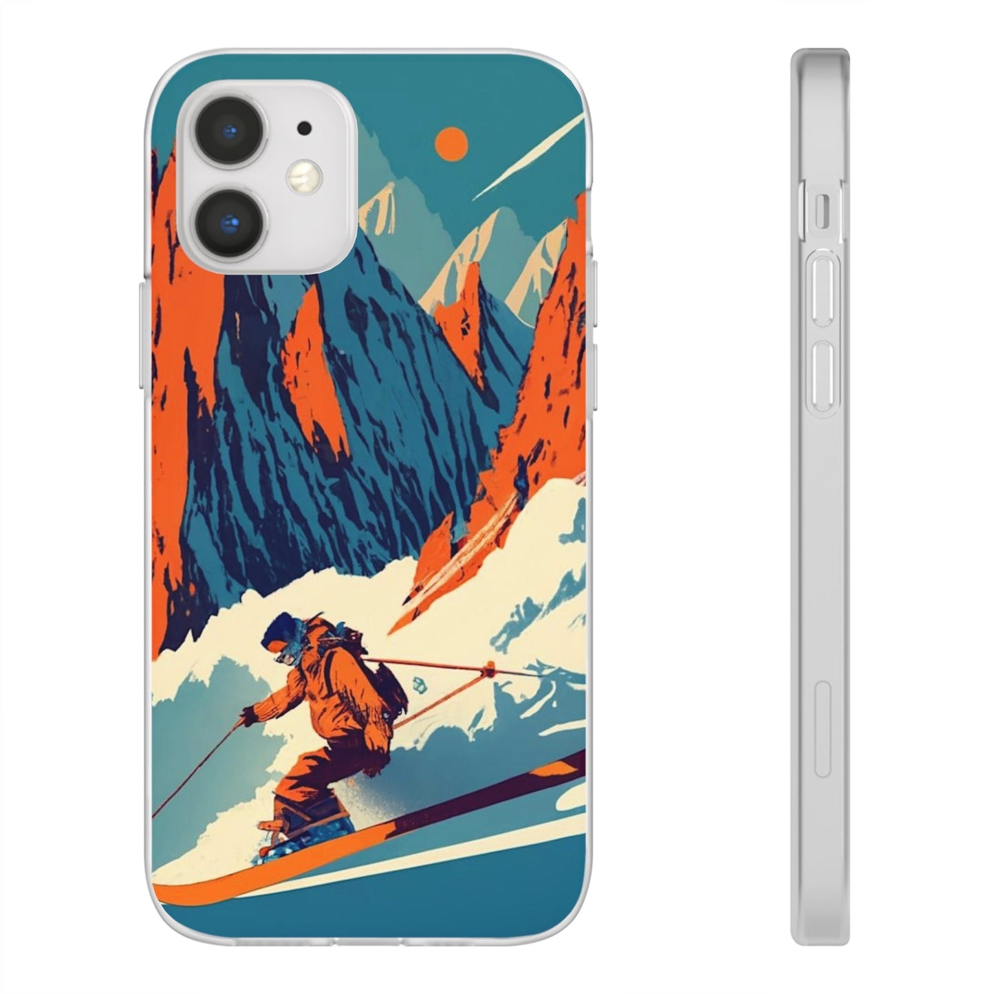 Skiing Flexi Case - Colorwink