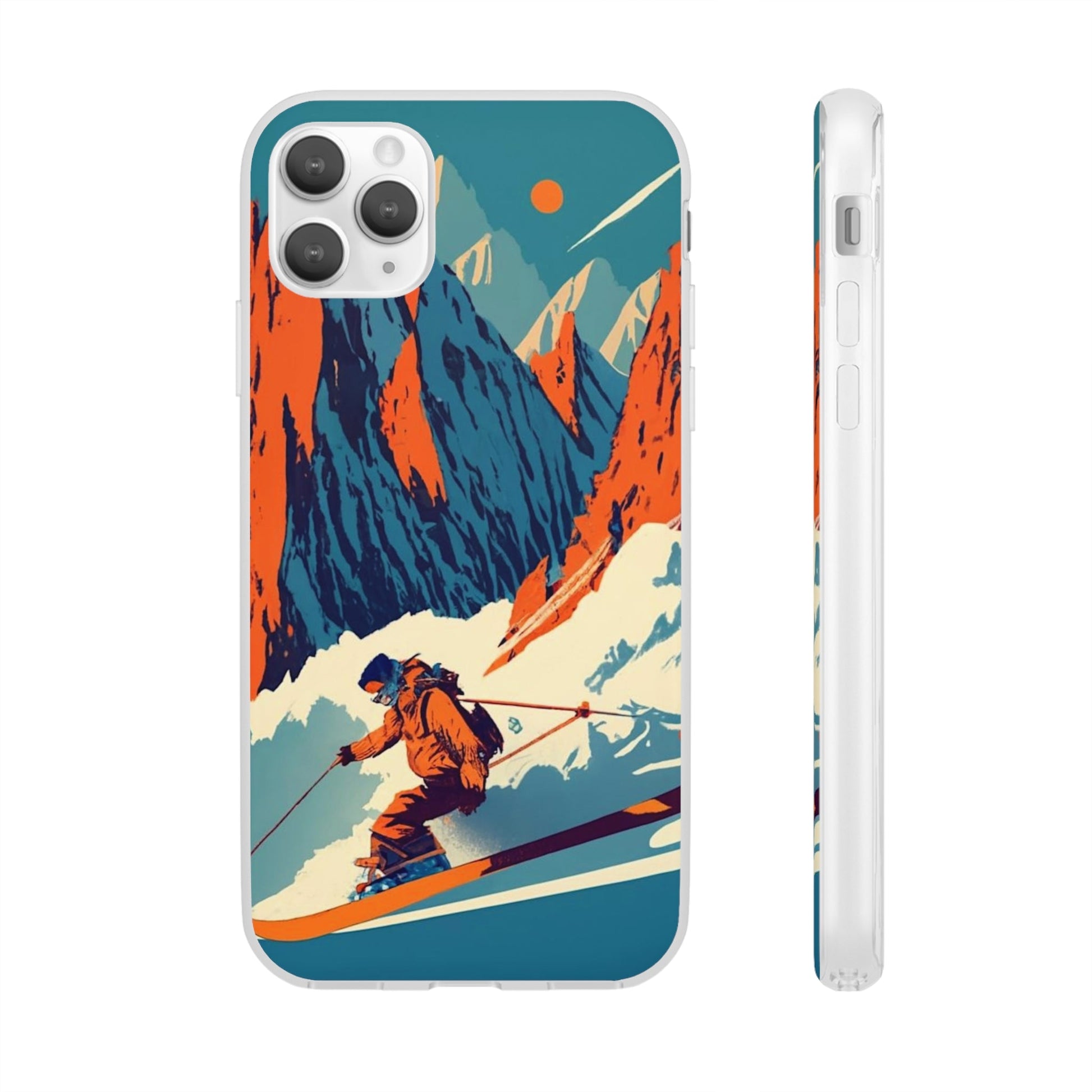 Skiing Flexi Case - Colorwink