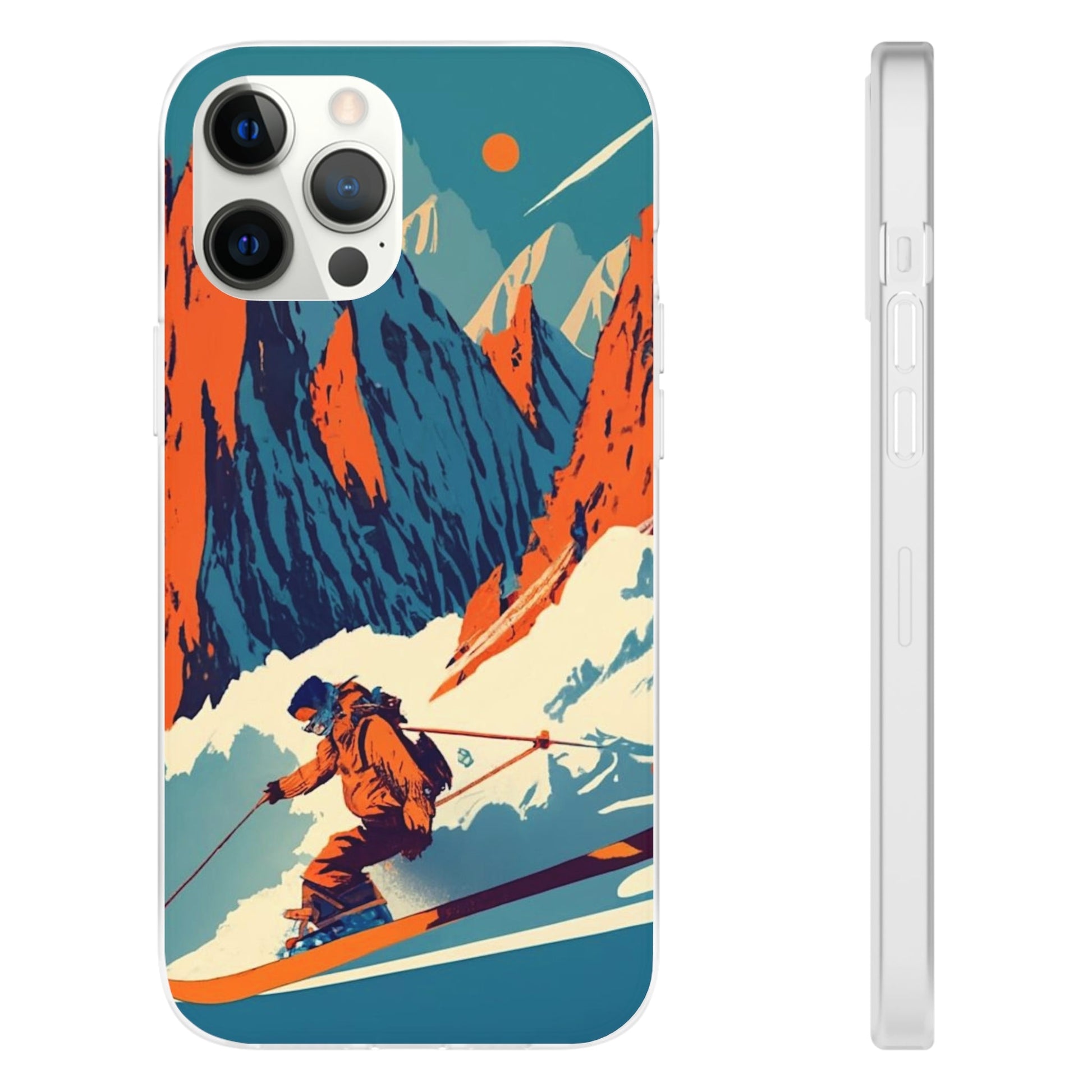 Skiing Flexi Case - Colorwink