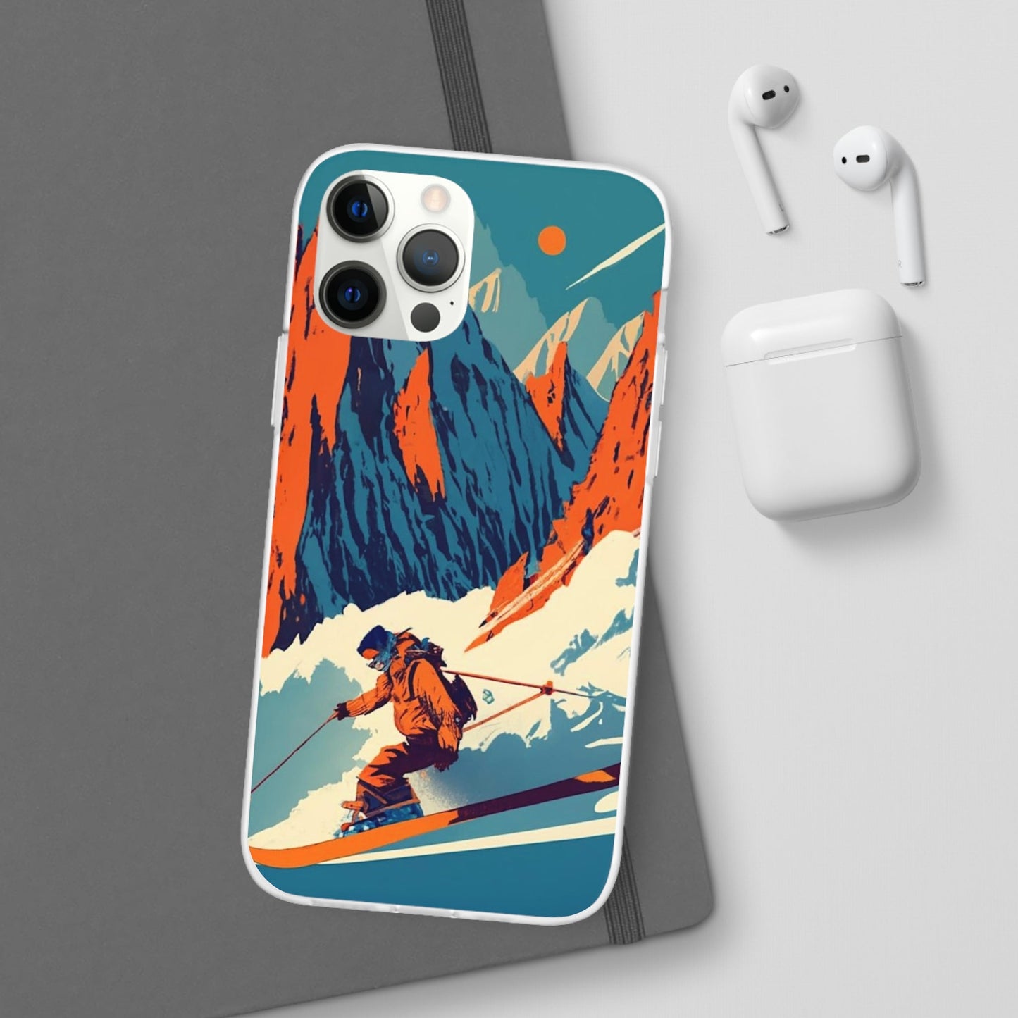 Skiing Flexi Case - Colorwink