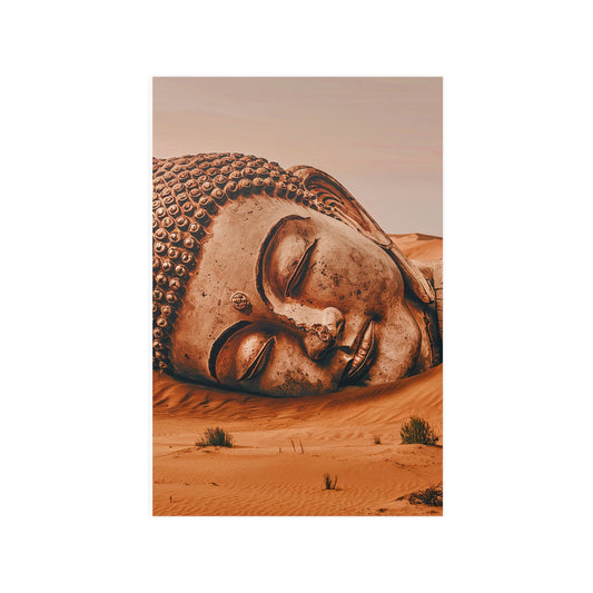 Sleeping Buddha Poster - Colorwink