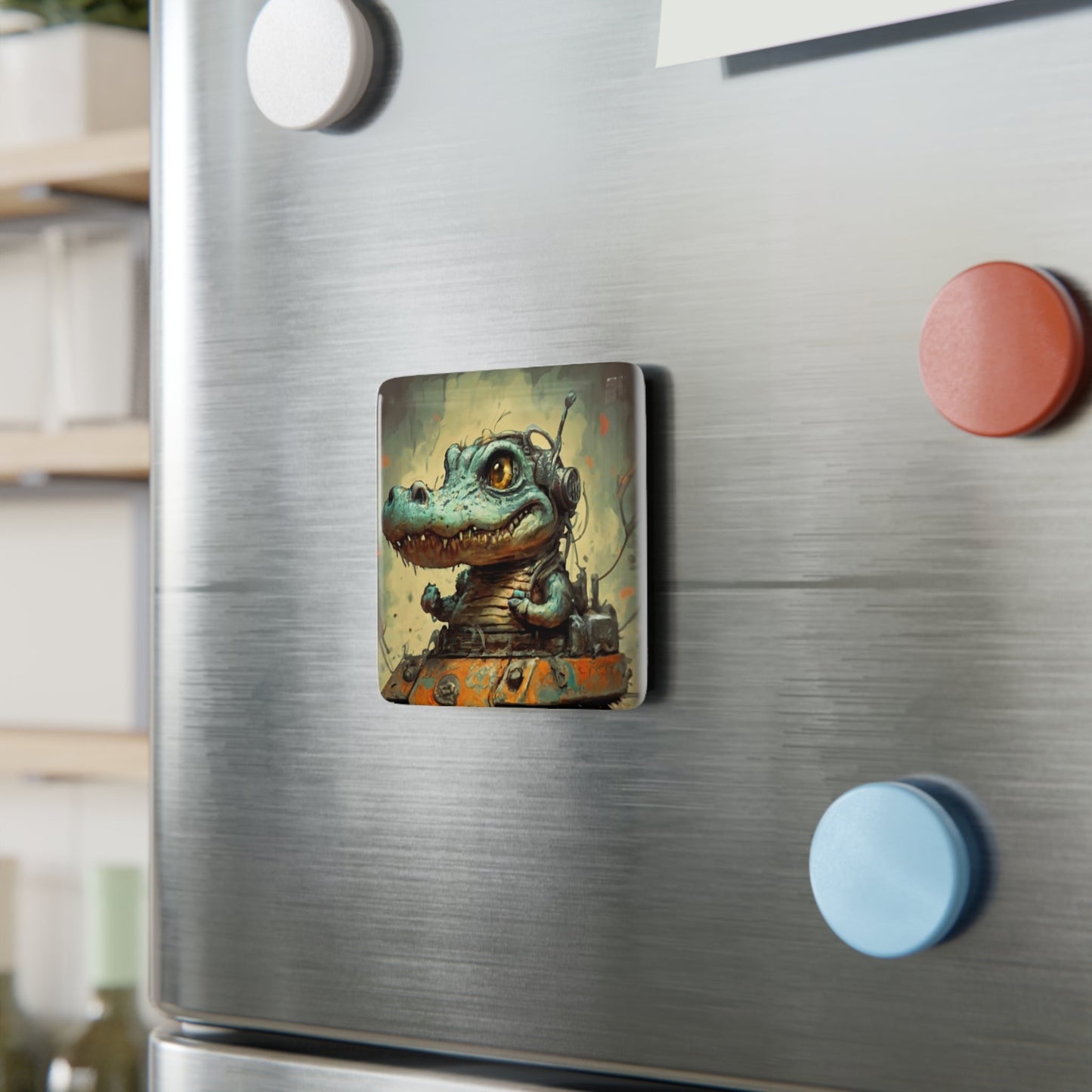 Soldier Croc Fridge Magnet - Colorwink