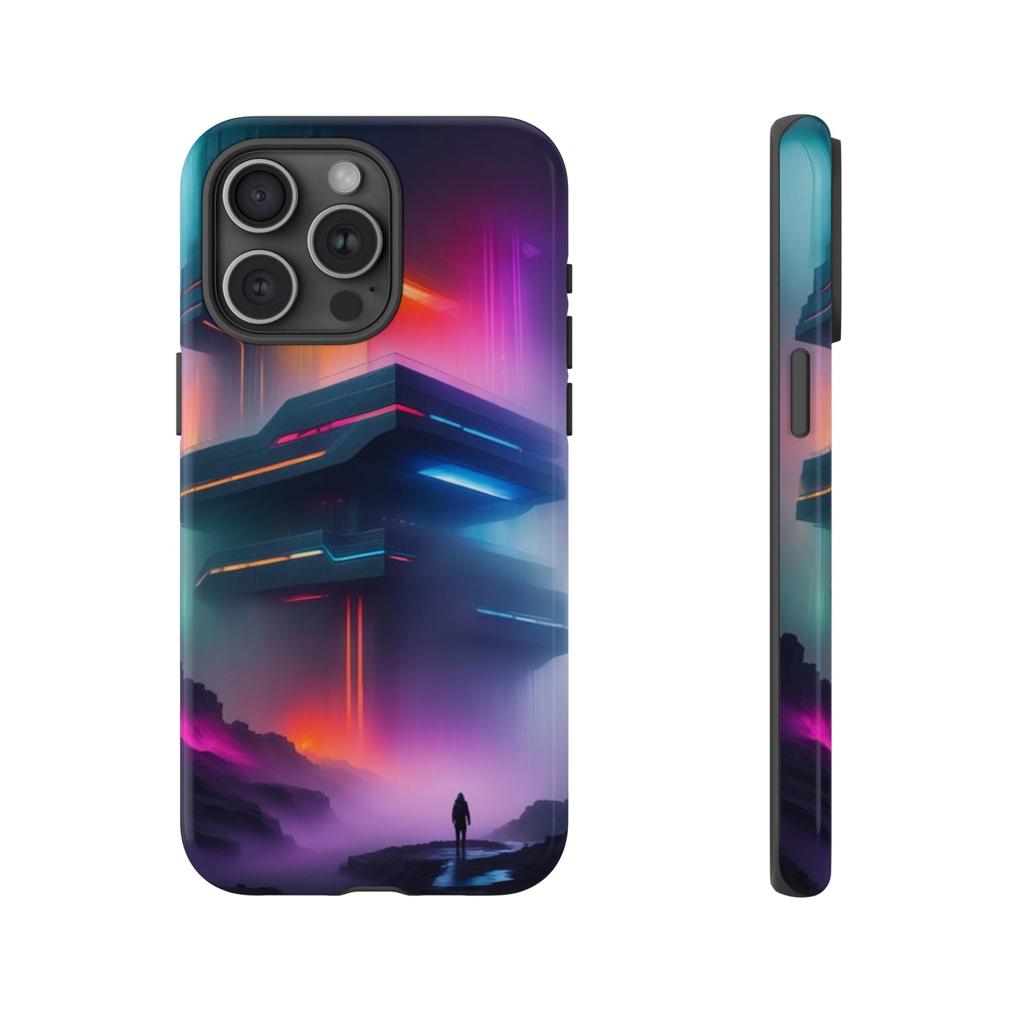 Spaceship Landing Tough Case - Colorwink