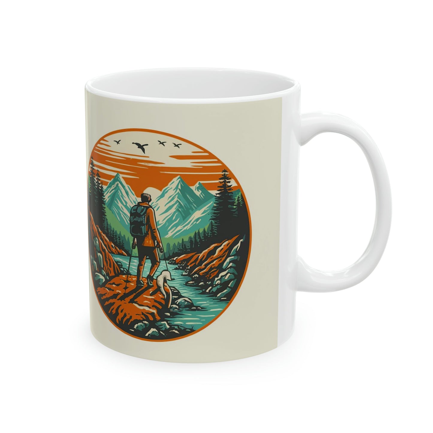 Spirit Of Wanderlust Ceramic Mug - Colorwink