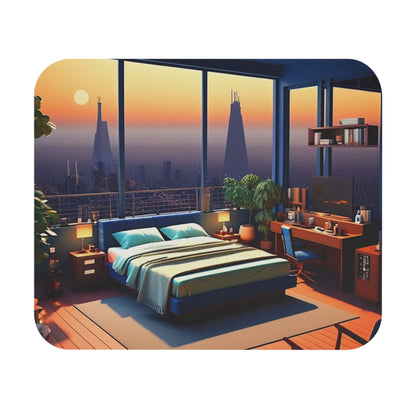 Sunset Apartment View Mouse Pad - Colorwink