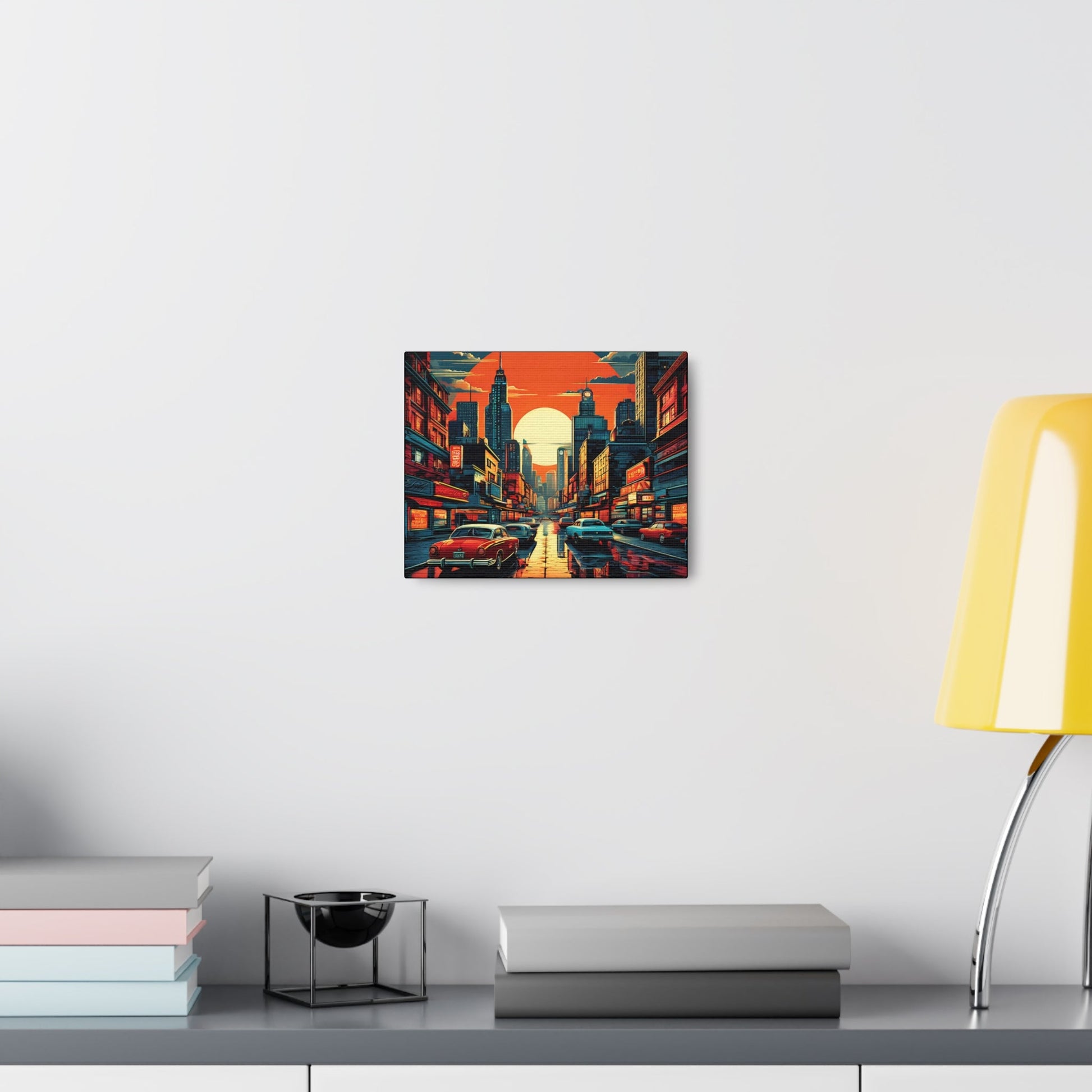 Sunset Boulevard Landscape Art Canvas - Colorwink