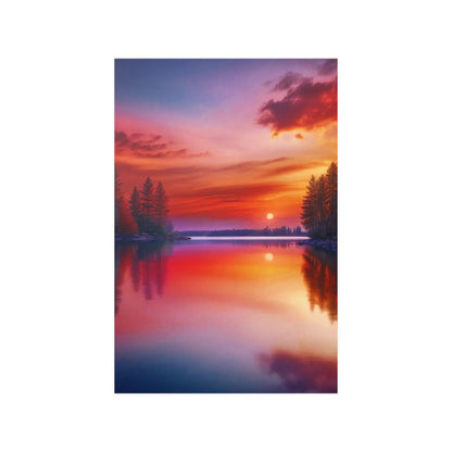 Sunset Poster - Colorwink