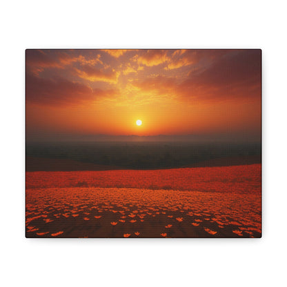 Sunset Scenic View Canvas - Colorwink