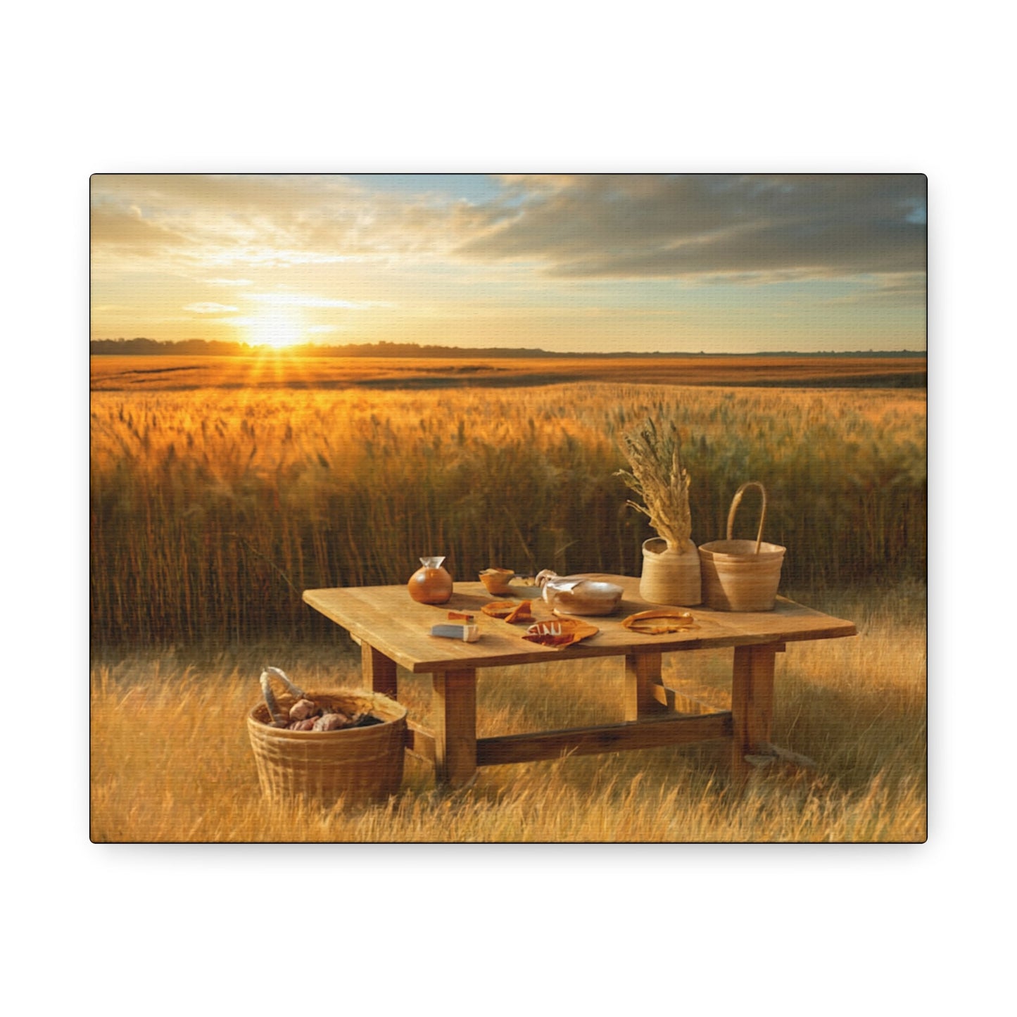 Sunset View Art Canvas - Colorwink