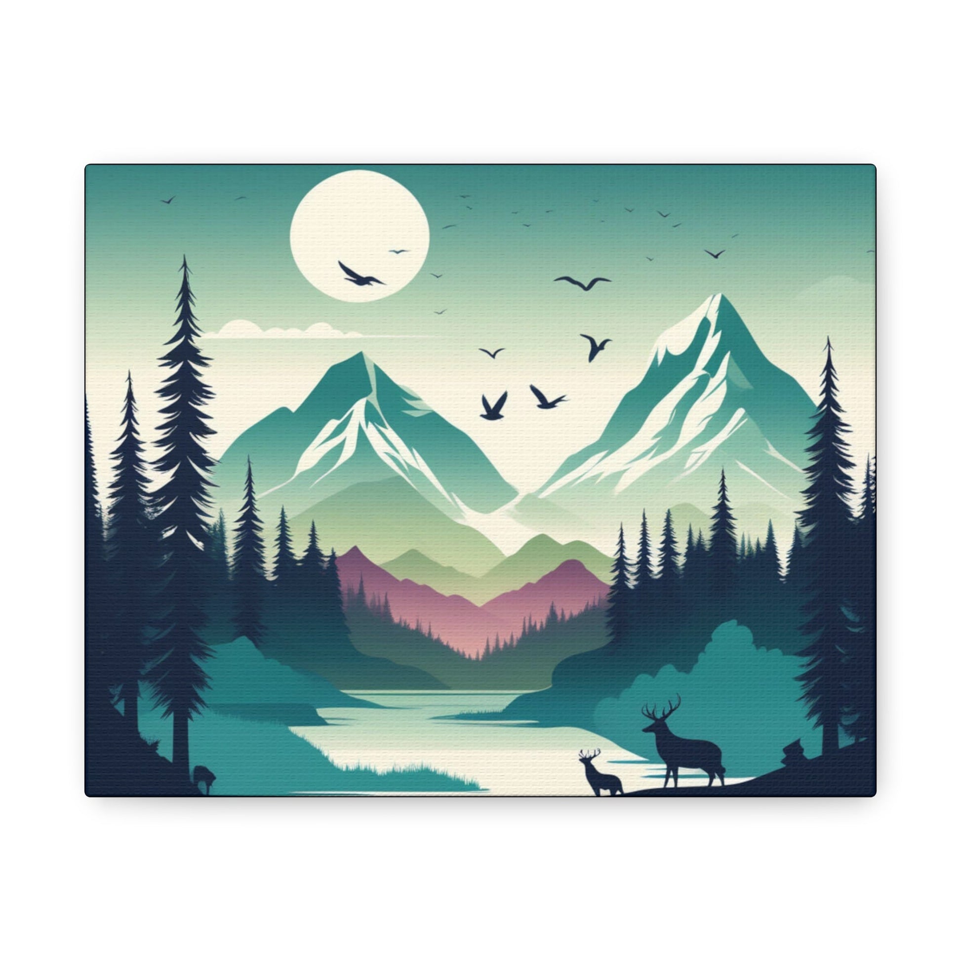 Sunset View Canvas - Colorwink