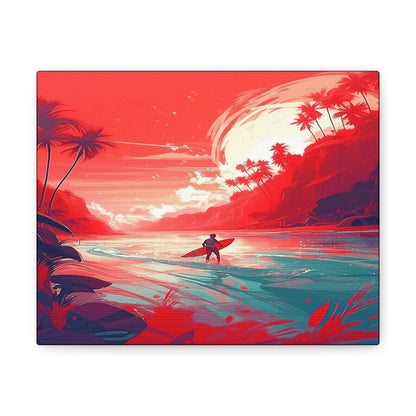 Surfer View Canvas - Colorwink