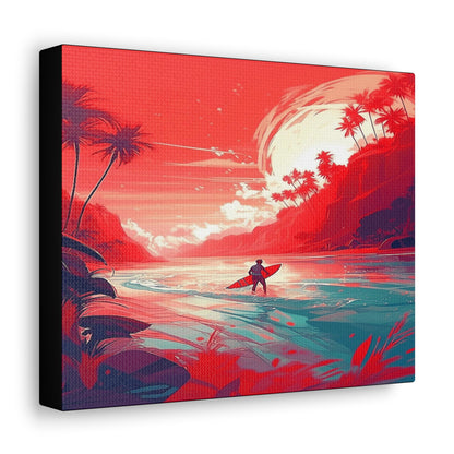 Surfer View Canvas - Colorwink