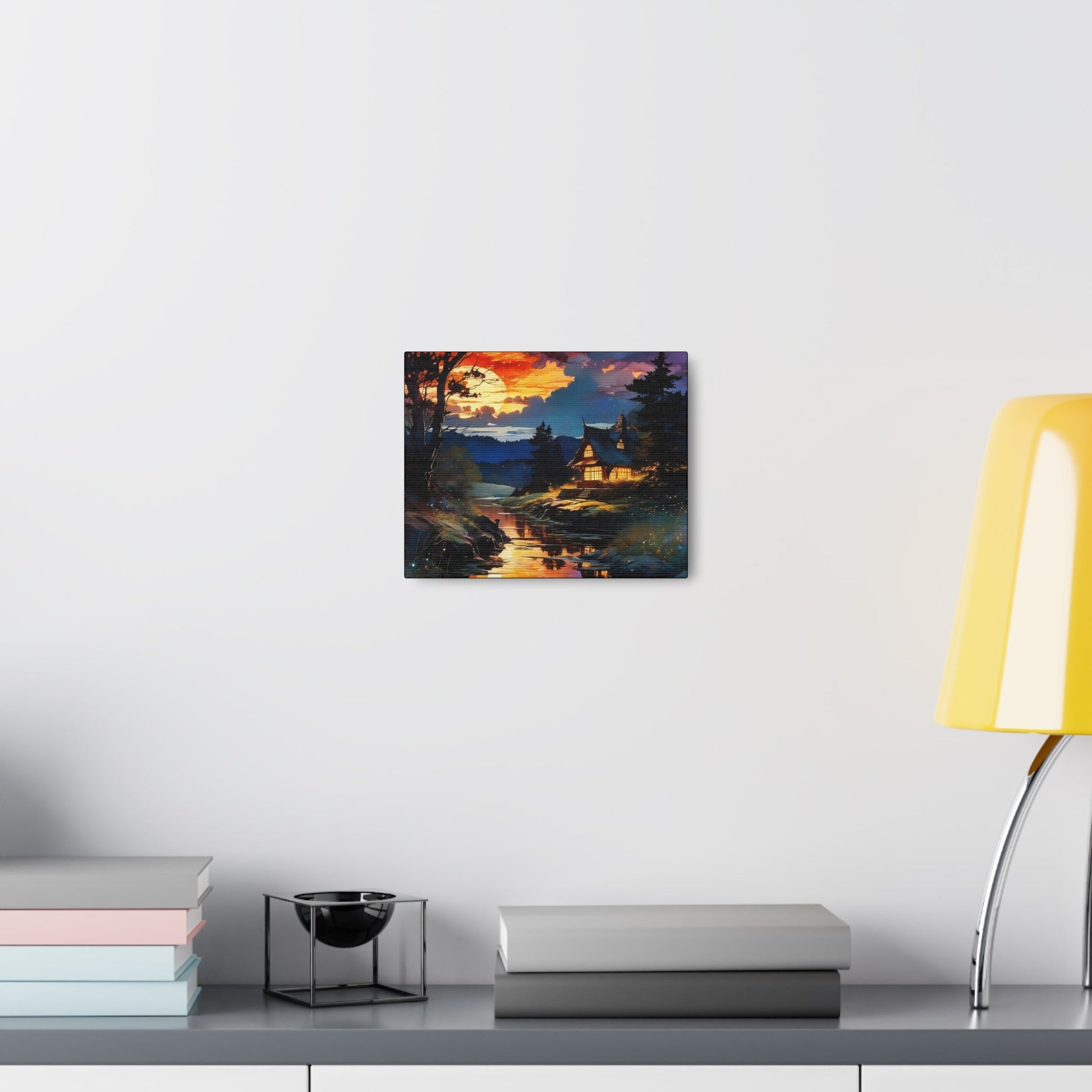 Sweet Home Oil Paint Art Canvas - Colorwink