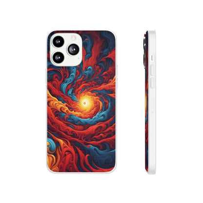 Swirling Clouds Flexi Case - Colorwink