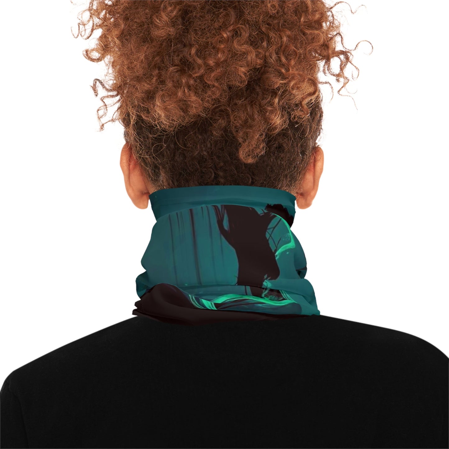 Teal Art Neck Gaiter - Colorwink