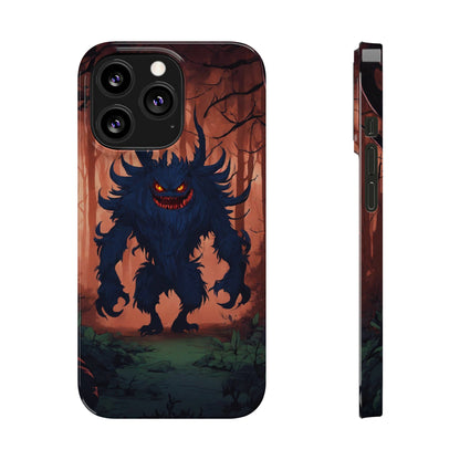 Terrifying Monster Slim Phone Case - Colorwink