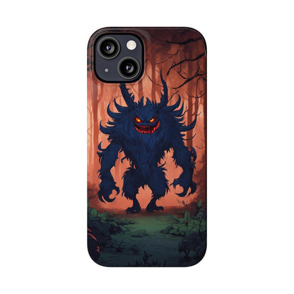 Terrifying Monster Slim Phone Case - Colorwink