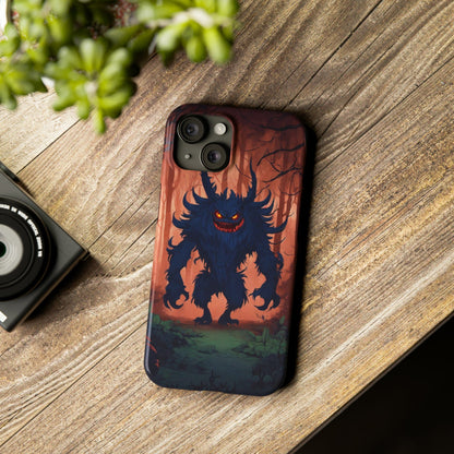 Terrifying Monster Slim Phone Case - Colorwink