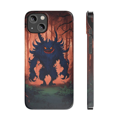 Terrifying Monster Slim Phone Case - Colorwink