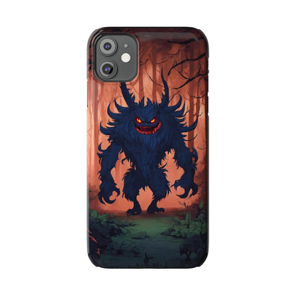 Terrifying Monster Slim Phone Case - Colorwink